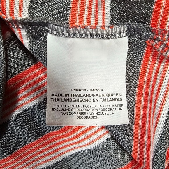 Nike Golf Men Dri Fit Striped Polo Shirt Size Large Performance Athletic Weekend - Picture 6 of 11